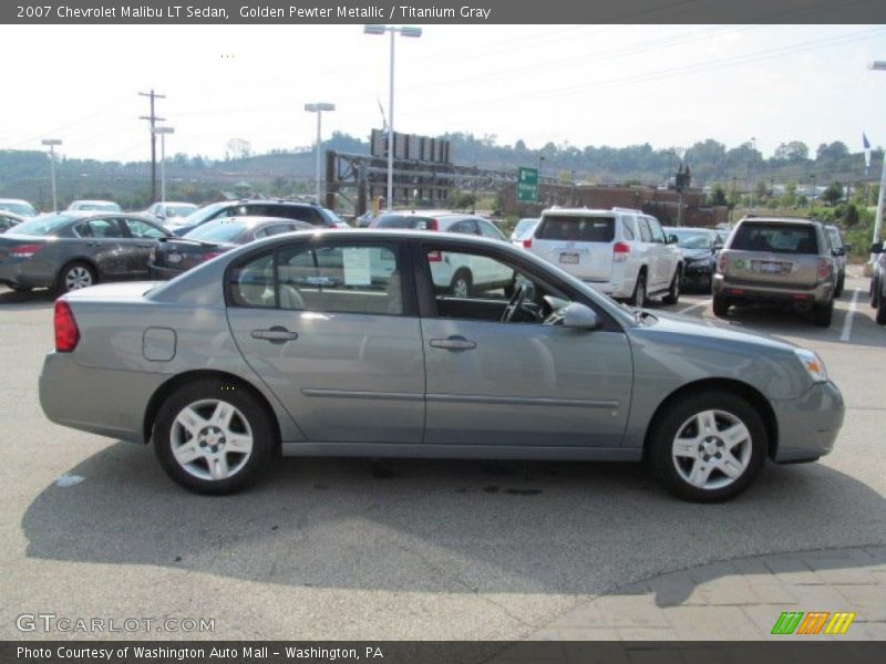 Golden Pewter Metallic / Titanium Gray 2007 Chevrolet Malibu LT Sedan