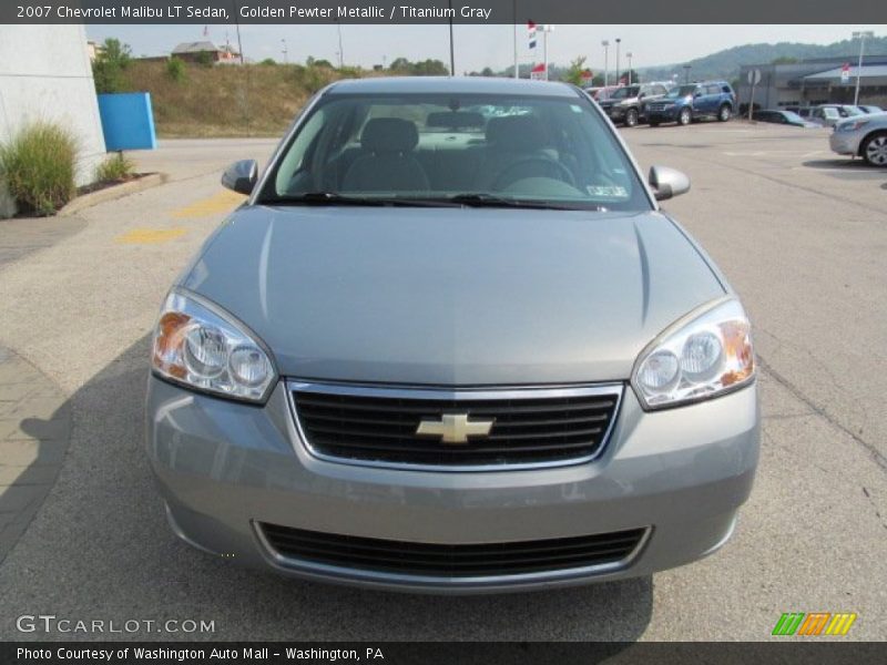 Golden Pewter Metallic / Titanium Gray 2007 Chevrolet Malibu LT Sedan