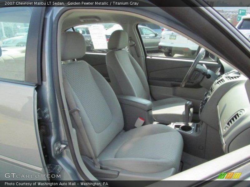 Golden Pewter Metallic / Titanium Gray 2007 Chevrolet Malibu LT Sedan