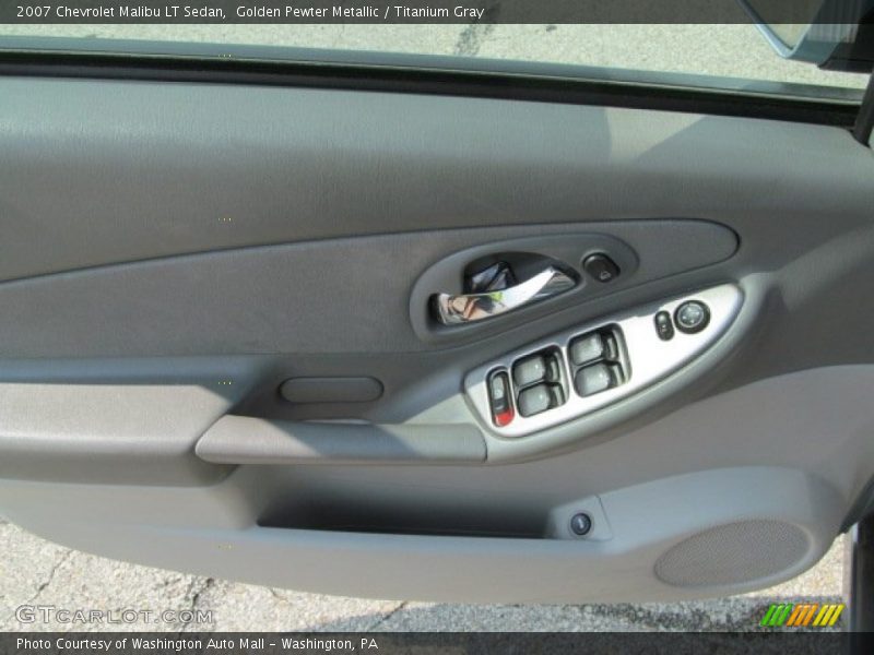Golden Pewter Metallic / Titanium Gray 2007 Chevrolet Malibu LT Sedan