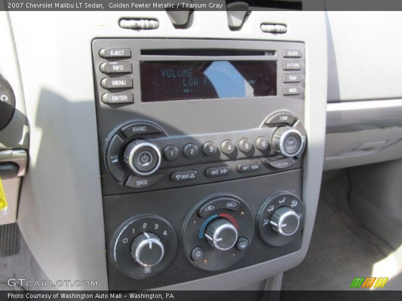 Golden Pewter Metallic / Titanium Gray 2007 Chevrolet Malibu LT Sedan