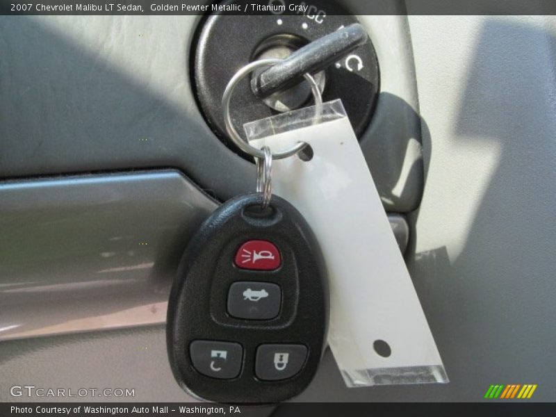 Golden Pewter Metallic / Titanium Gray 2007 Chevrolet Malibu LT Sedan