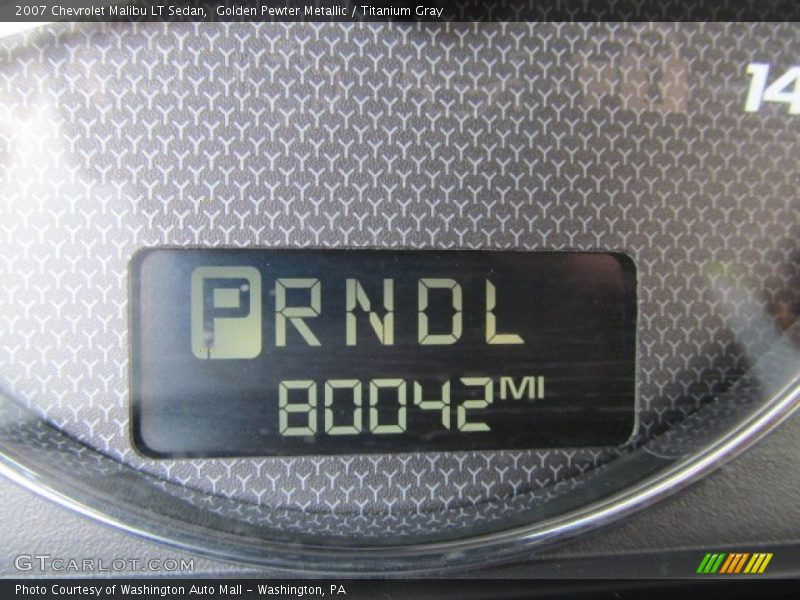 Golden Pewter Metallic / Titanium Gray 2007 Chevrolet Malibu LT Sedan