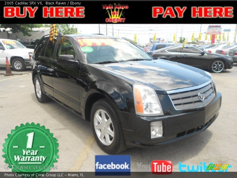 Black Raven / Ebony 2005 Cadillac SRX V6