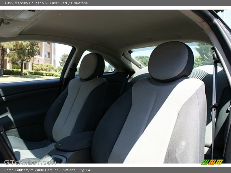 Laser Red / Graystone 1999 Mercury Cougar V6