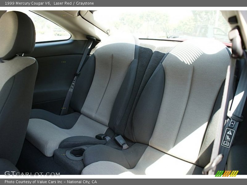 Laser Red / Graystone 1999 Mercury Cougar V6