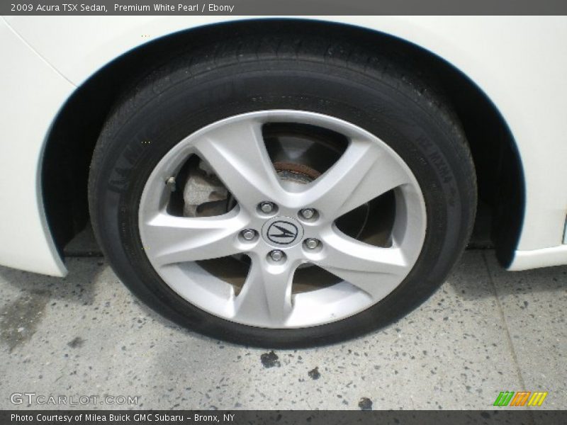 Premium White Pearl / Ebony 2009 Acura TSX Sedan