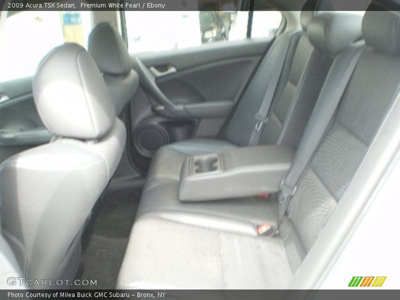 Premium White Pearl / Ebony 2009 Acura TSX Sedan