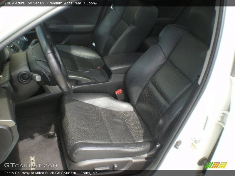 Premium White Pearl / Ebony 2009 Acura TSX Sedan