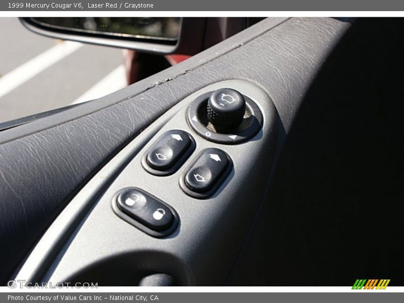 Laser Red / Graystone 1999 Mercury Cougar V6