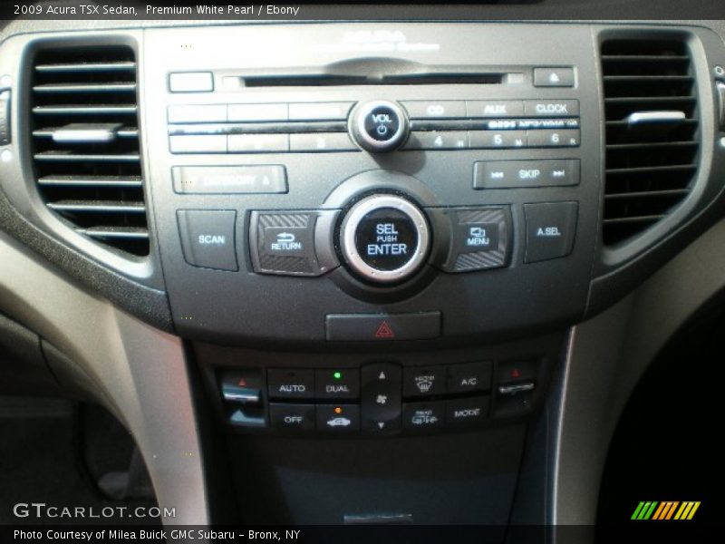 Premium White Pearl / Ebony 2009 Acura TSX Sedan