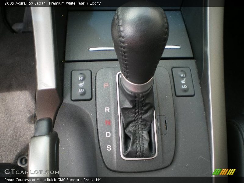 Premium White Pearl / Ebony 2009 Acura TSX Sedan