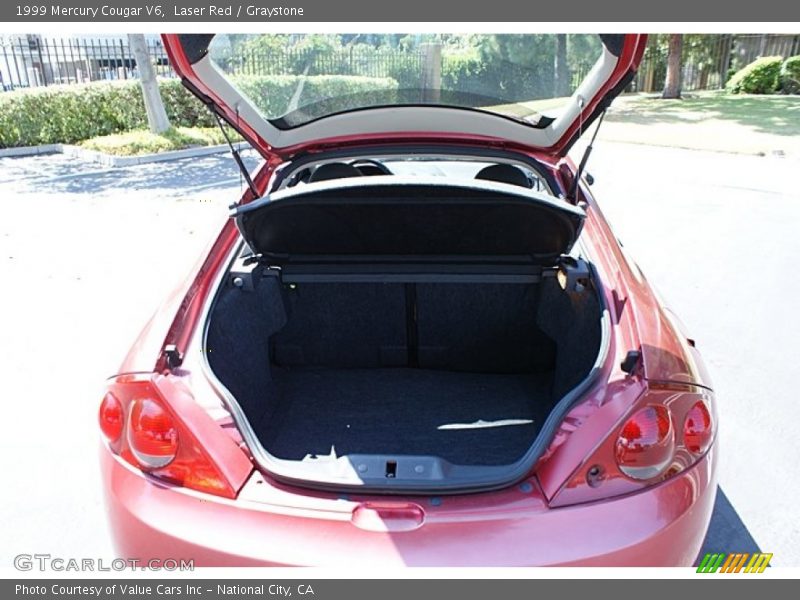 Laser Red / Graystone 1999 Mercury Cougar V6