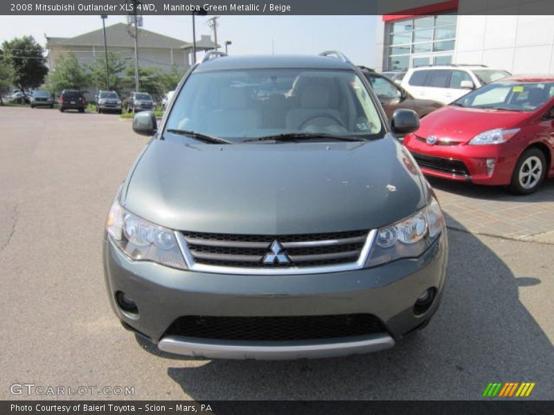 Manitoba Green Metallic / Beige 2008 Mitsubishi Outlander XLS 4WD