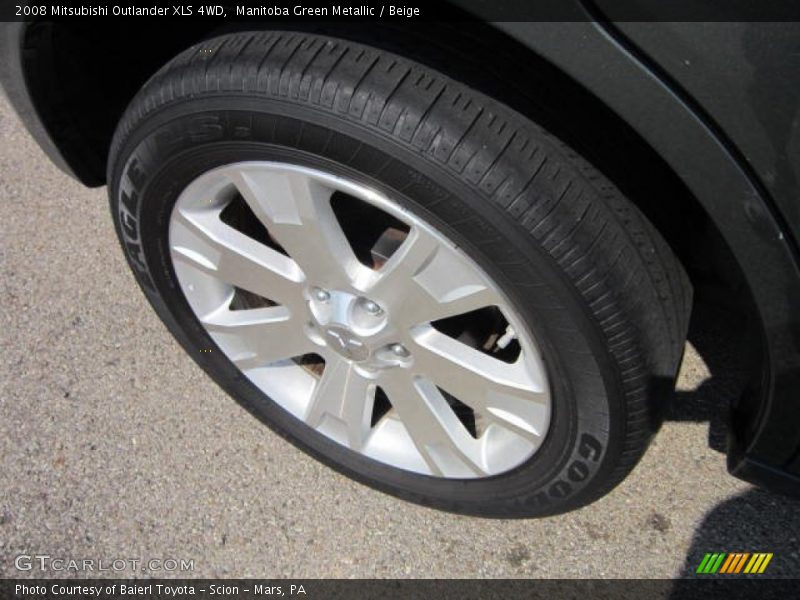 Manitoba Green Metallic / Beige 2008 Mitsubishi Outlander XLS 4WD