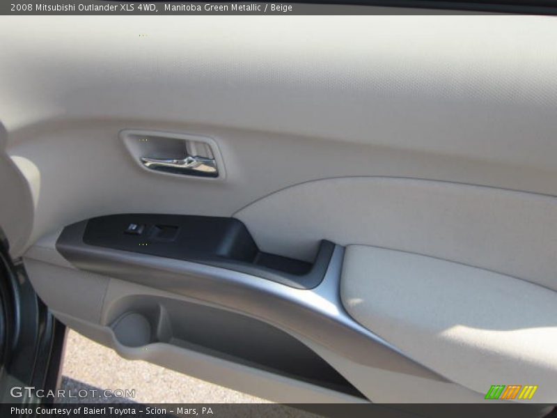 Manitoba Green Metallic / Beige 2008 Mitsubishi Outlander XLS 4WD