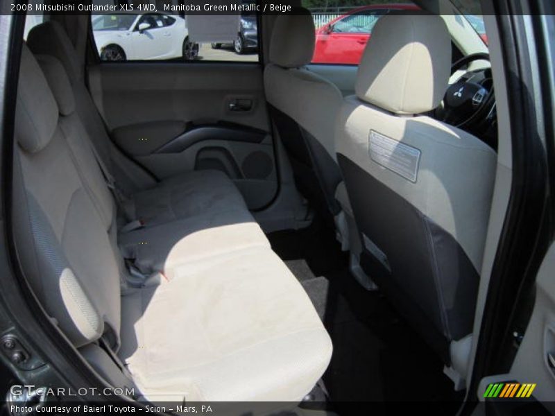 Manitoba Green Metallic / Beige 2008 Mitsubishi Outlander XLS 4WD
