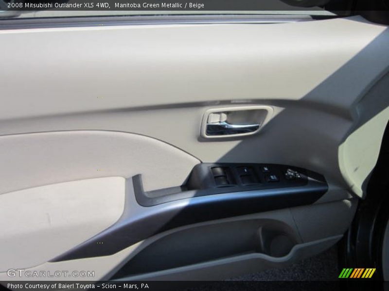 Manitoba Green Metallic / Beige 2008 Mitsubishi Outlander XLS 4WD