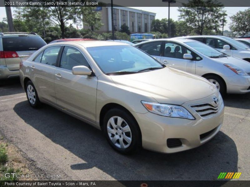 Sandy Beach Metallic / Bisque 2011 Toyota Camry