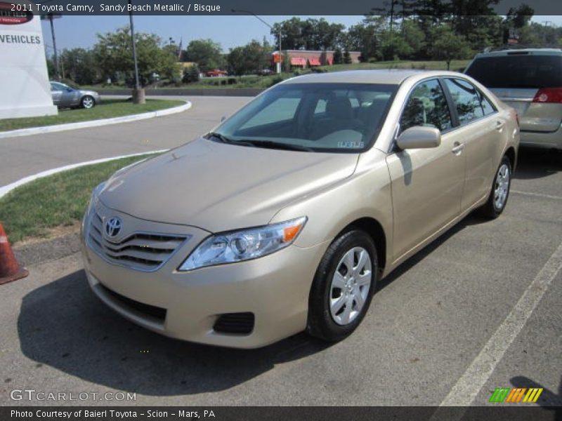 Sandy Beach Metallic / Bisque 2011 Toyota Camry