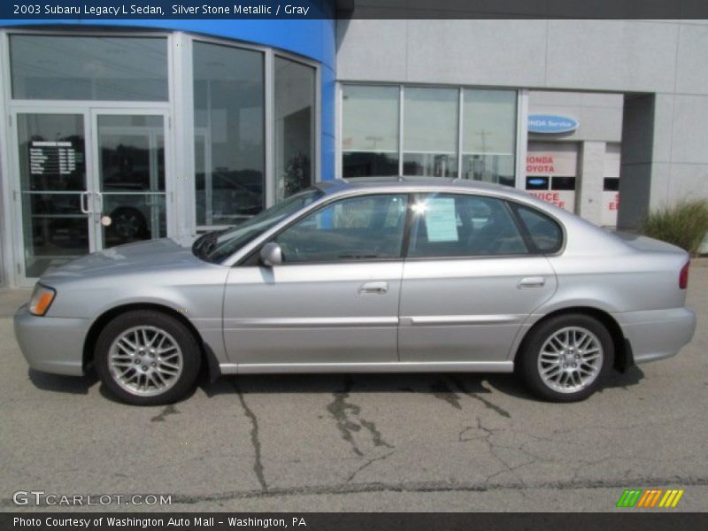 Silver Stone Metallic / Gray 2003 Subaru Legacy L Sedan