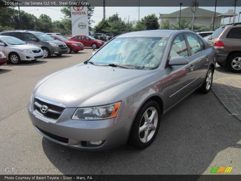 Steel Gray / Gray 2006 Hyundai Sonata GLS V6