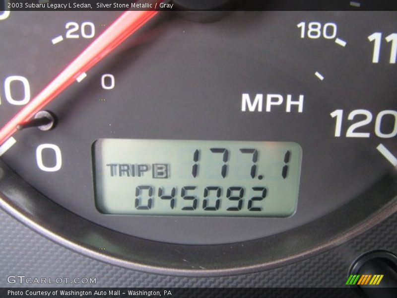 Silver Stone Metallic / Gray 2003 Subaru Legacy L Sedan