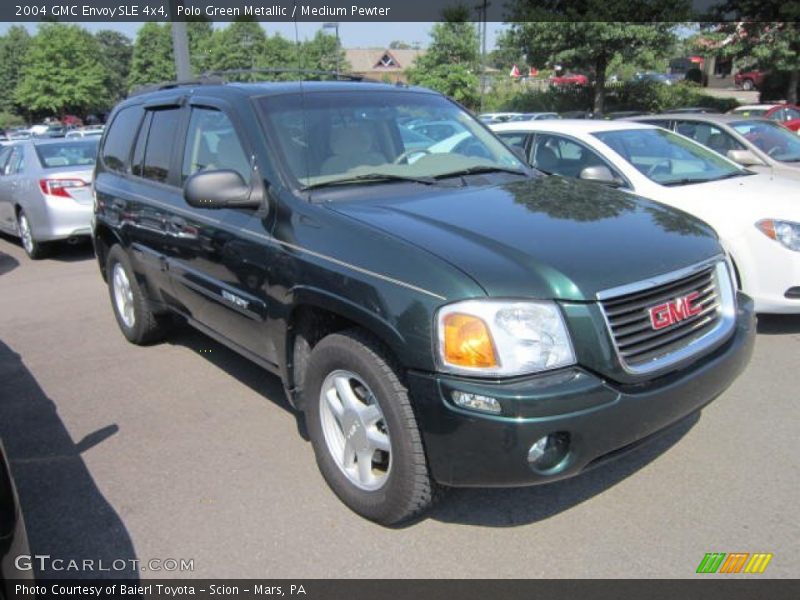 Polo Green Metallic / Medium Pewter 2004 GMC Envoy SLE 4x4