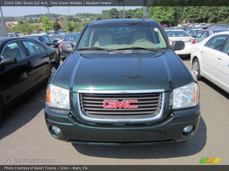 Polo Green Metallic / Medium Pewter 2004 GMC Envoy SLE 4x4