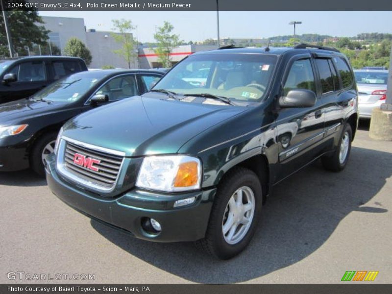 Polo Green Metallic / Medium Pewter 2004 GMC Envoy SLE 4x4