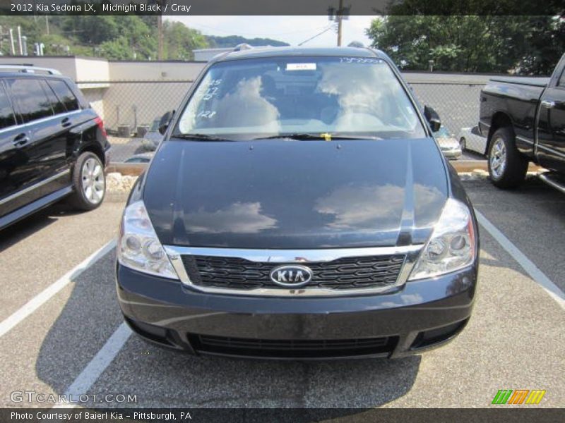 Midnight Black / Gray 2012 Kia Sedona LX