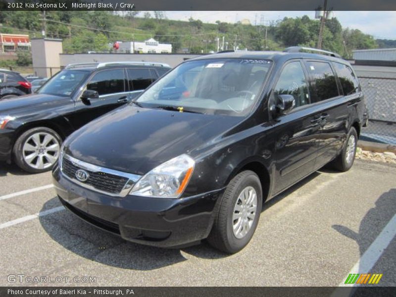 Midnight Black / Gray 2012 Kia Sedona LX