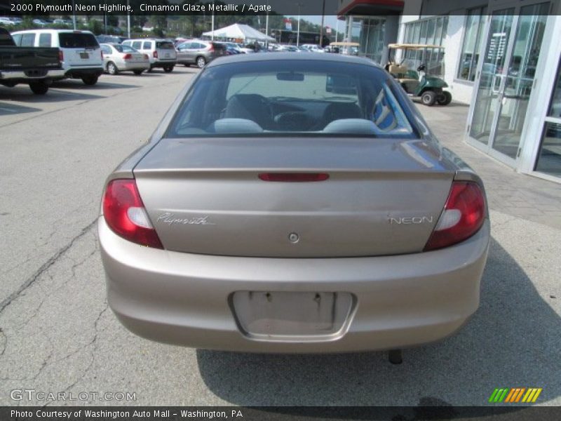 Cinnamon Glaze Metallic / Agate 2000 Plymouth Neon Highline