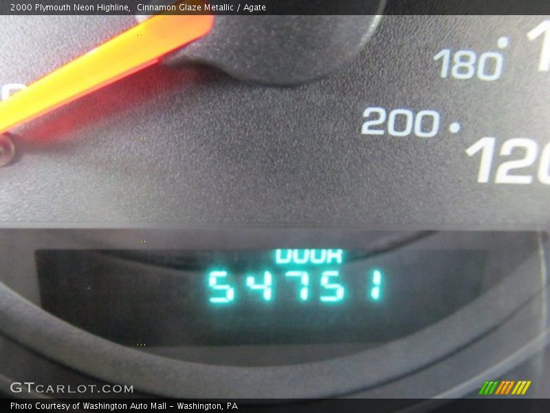 Cinnamon Glaze Metallic / Agate 2000 Plymouth Neon Highline