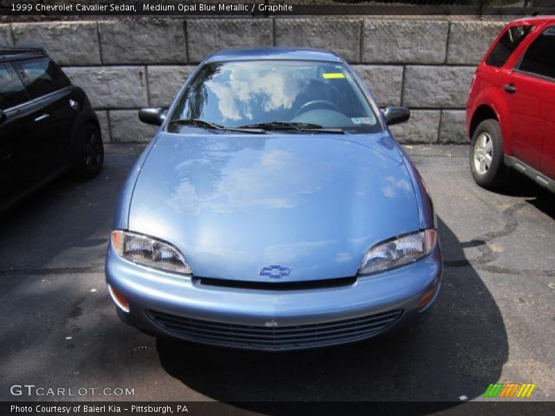 Medium Opal Blue Metallic / Graphite 1999 Chevrolet Cavalier Sedan