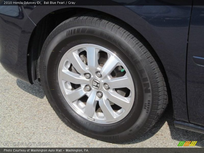 Bali Blue Pearl / Gray 2010 Honda Odyssey EX