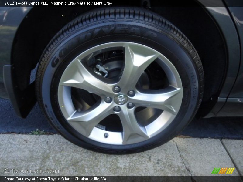 Magnetic Gray Metallic / Light Gray 2012 Toyota Venza XLE