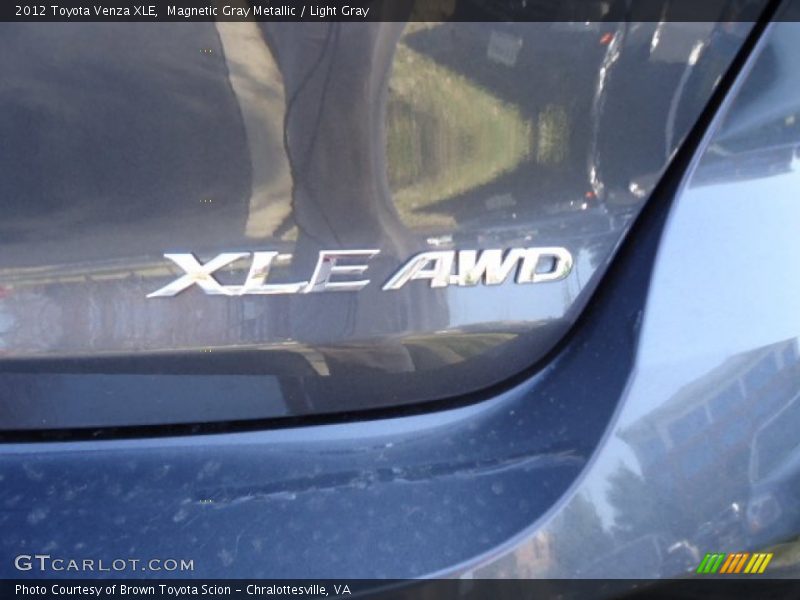 Magnetic Gray Metallic / Light Gray 2012 Toyota Venza XLE
