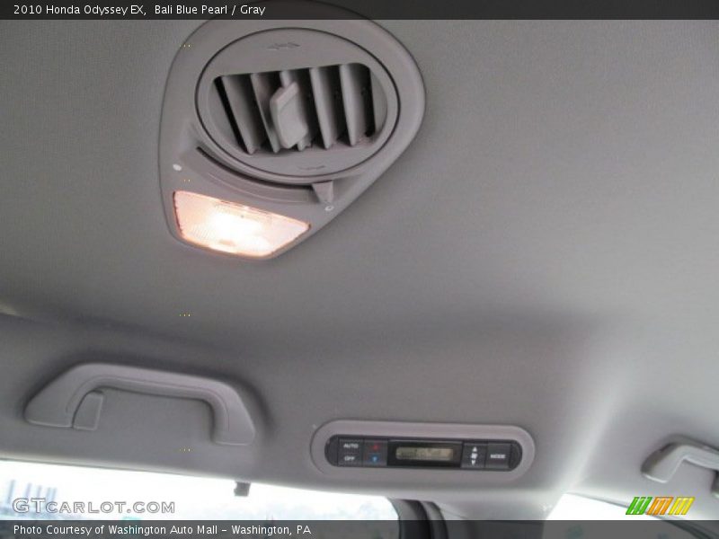 Bali Blue Pearl / Gray 2010 Honda Odyssey EX
