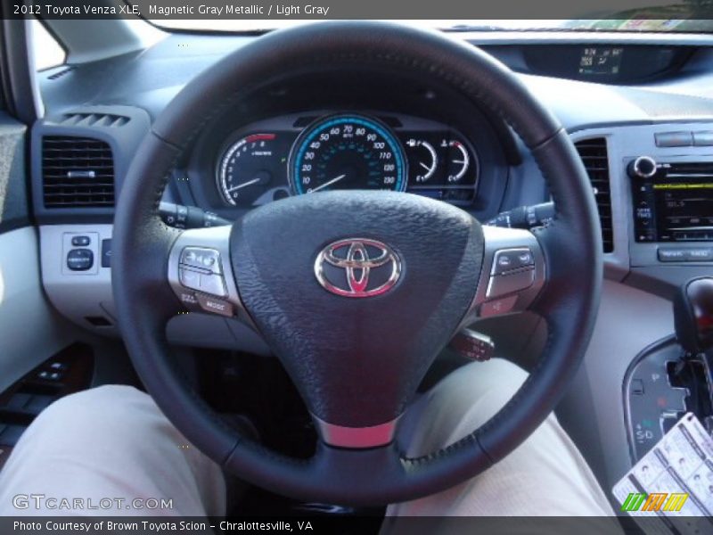 Magnetic Gray Metallic / Light Gray 2012 Toyota Venza XLE