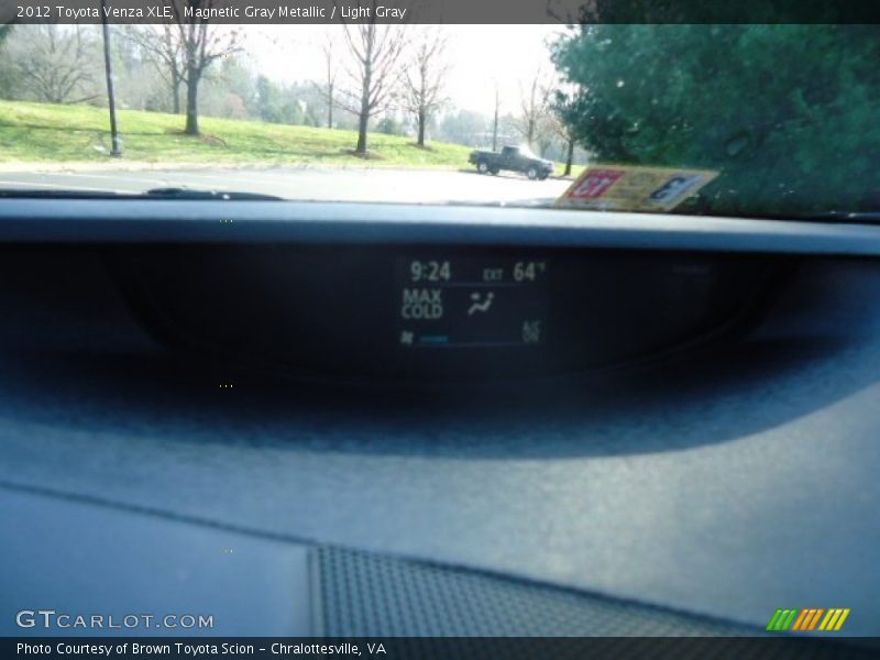 Magnetic Gray Metallic / Light Gray 2012 Toyota Venza XLE
