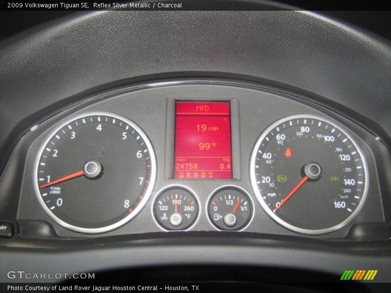 Reflex Silver Metallic / Charcoal 2009 Volkswagen Tiguan SE