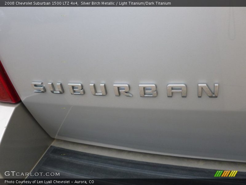 Silver Birch Metallic / Light Titanium/Dark Titanium 2008 Chevrolet Suburban 1500 LTZ 4x4