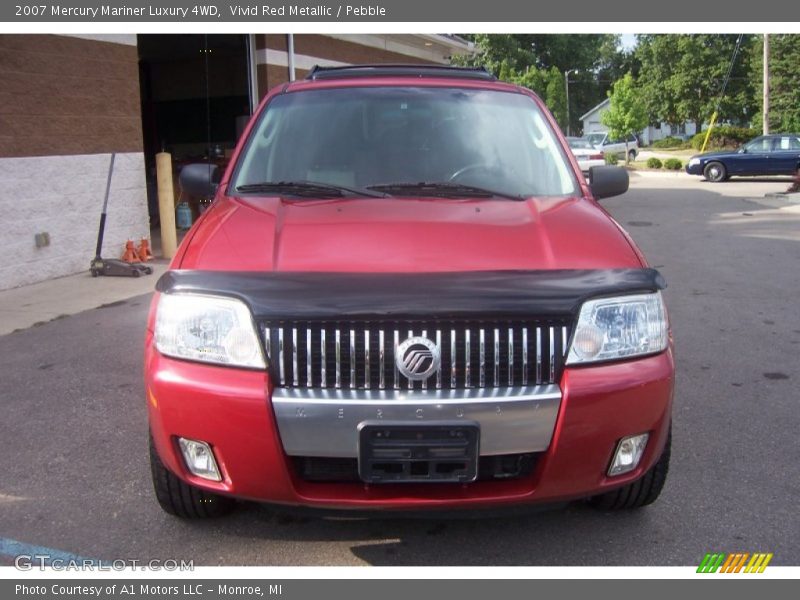 Vivid Red Metallic / Pebble 2007 Mercury Mariner Luxury 4WD