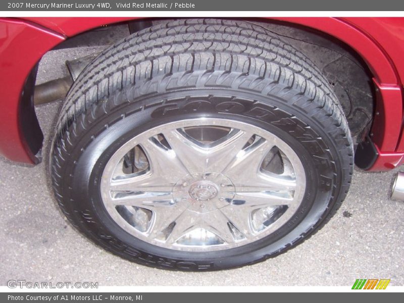 Vivid Red Metallic / Pebble 2007 Mercury Mariner Luxury 4WD