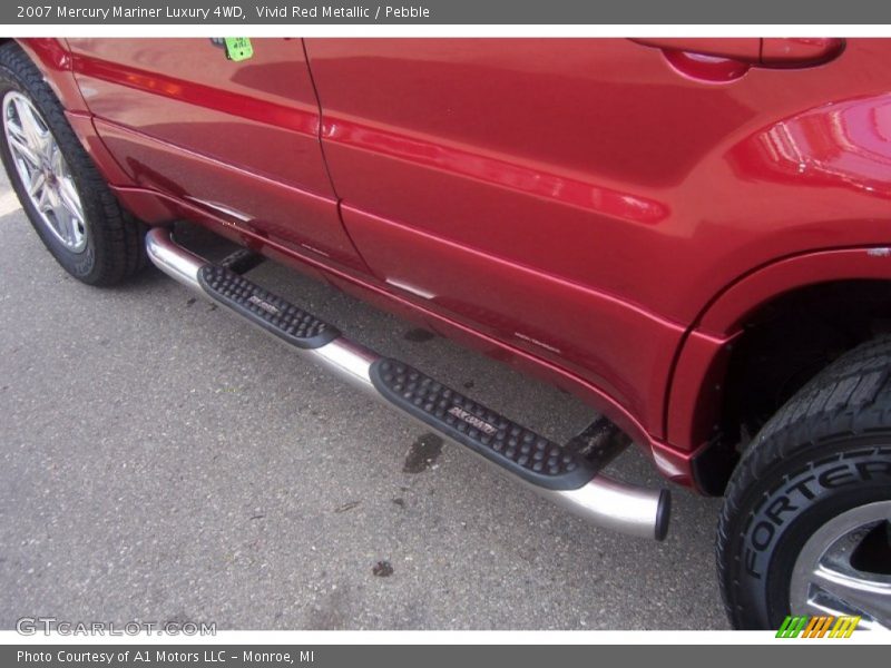 Vivid Red Metallic / Pebble 2007 Mercury Mariner Luxury 4WD