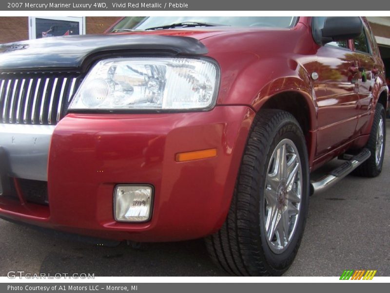 Vivid Red Metallic / Pebble 2007 Mercury Mariner Luxury 4WD