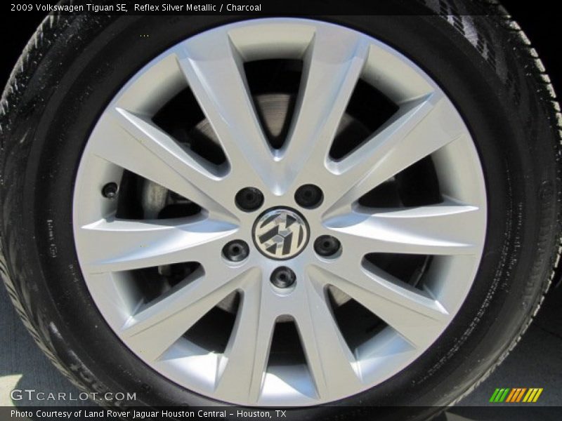 Reflex Silver Metallic / Charcoal 2009 Volkswagen Tiguan SE