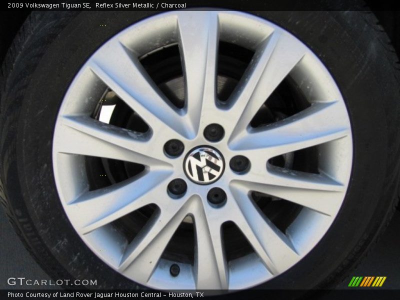 Reflex Silver Metallic / Charcoal 2009 Volkswagen Tiguan SE
