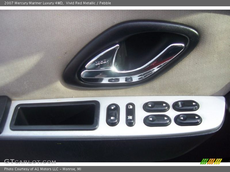 Vivid Red Metallic / Pebble 2007 Mercury Mariner Luxury 4WD